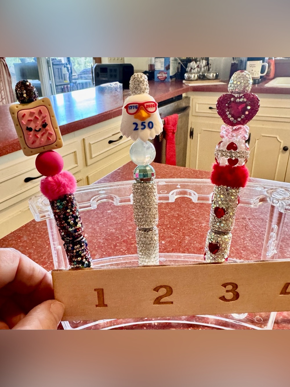 Handmade Novelty BLING PENS various all brand new! Choice of 1